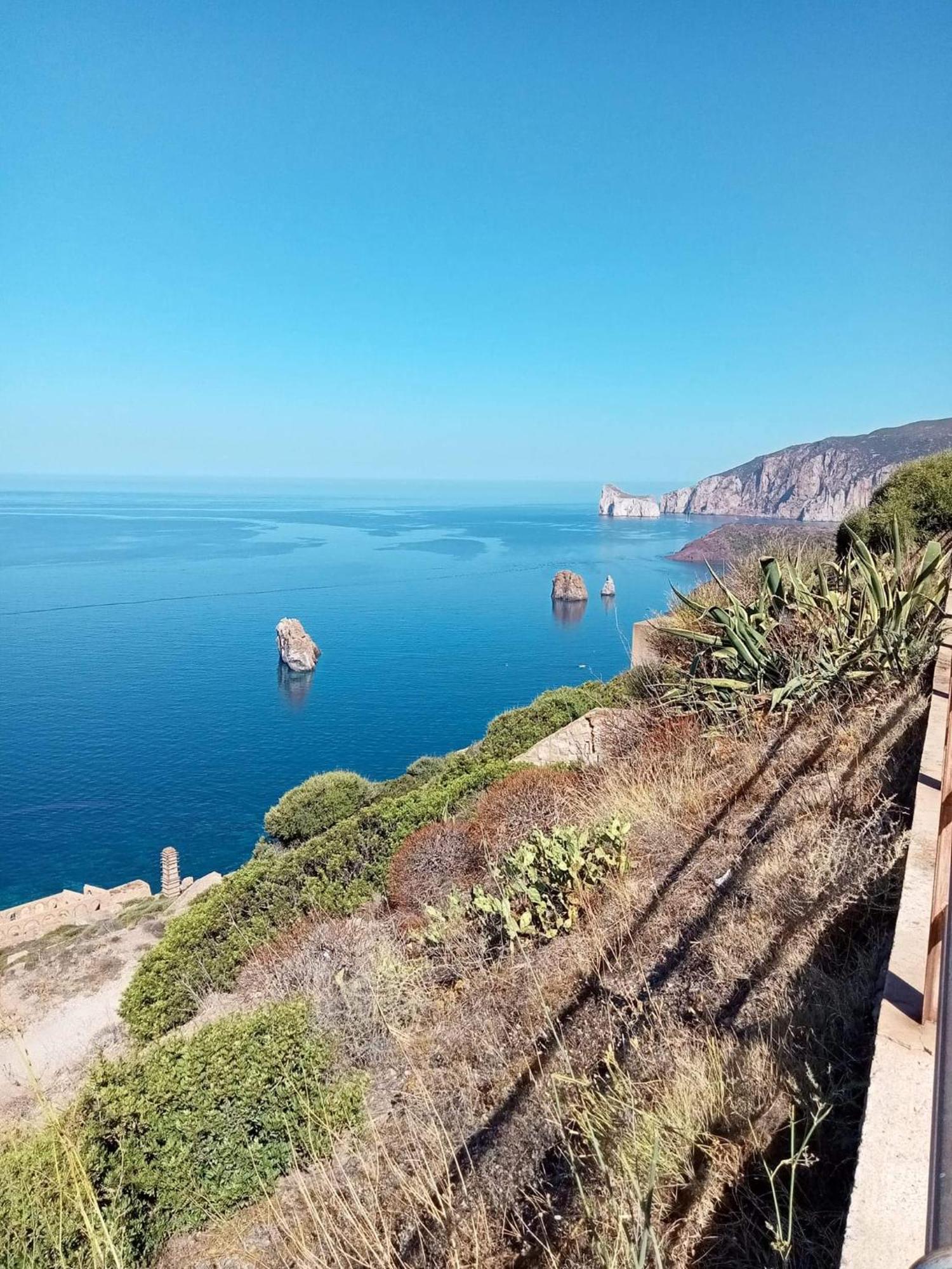 Вілла La Perla E Le Conchiglie Tanca Piras Vista Mare Nebida Екстер'єр фото