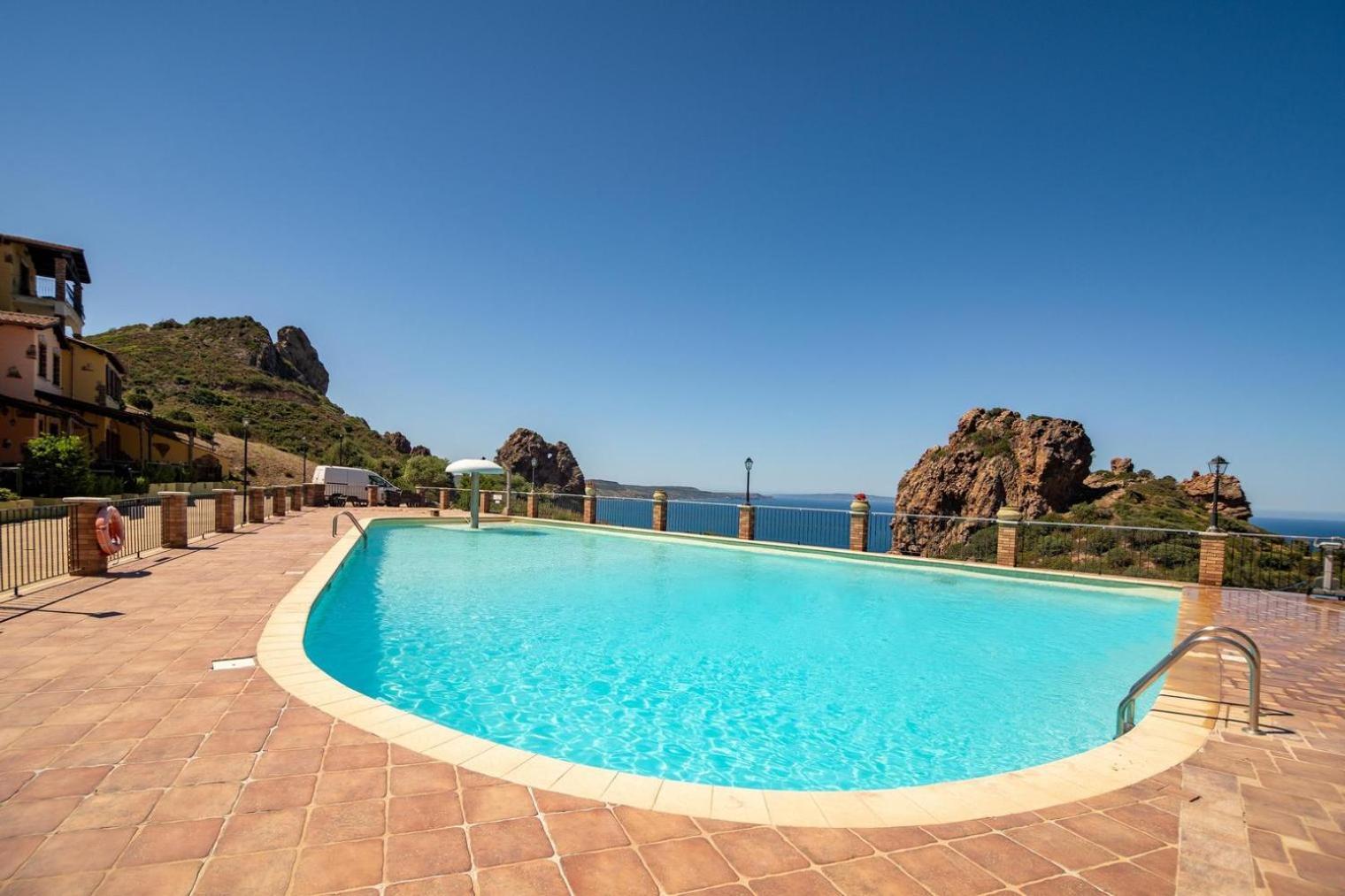 Вілла La Perla E Le Conchiglie Tanca Piras Vista Mare Nebida Екстер'єр фото